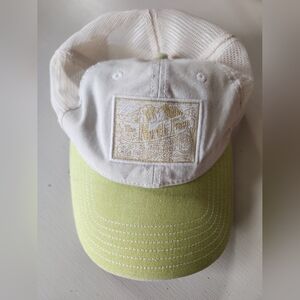 The North Face Cream and Light Green Cap